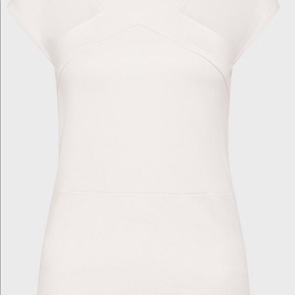 Karen Millen Cross Halter Mesh Jersey Top - Picture 5 of 8